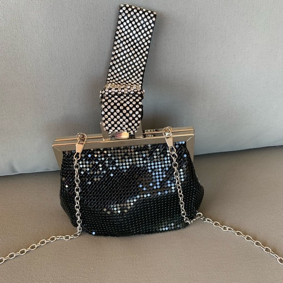 Rhinestone‎ Sequin Mini Bag Wrist Crossbody - Picture 9 of 15